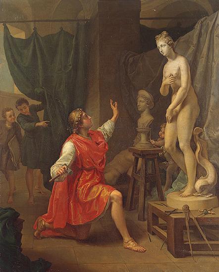 Laurent Pecheux Pygmalion and Galatea